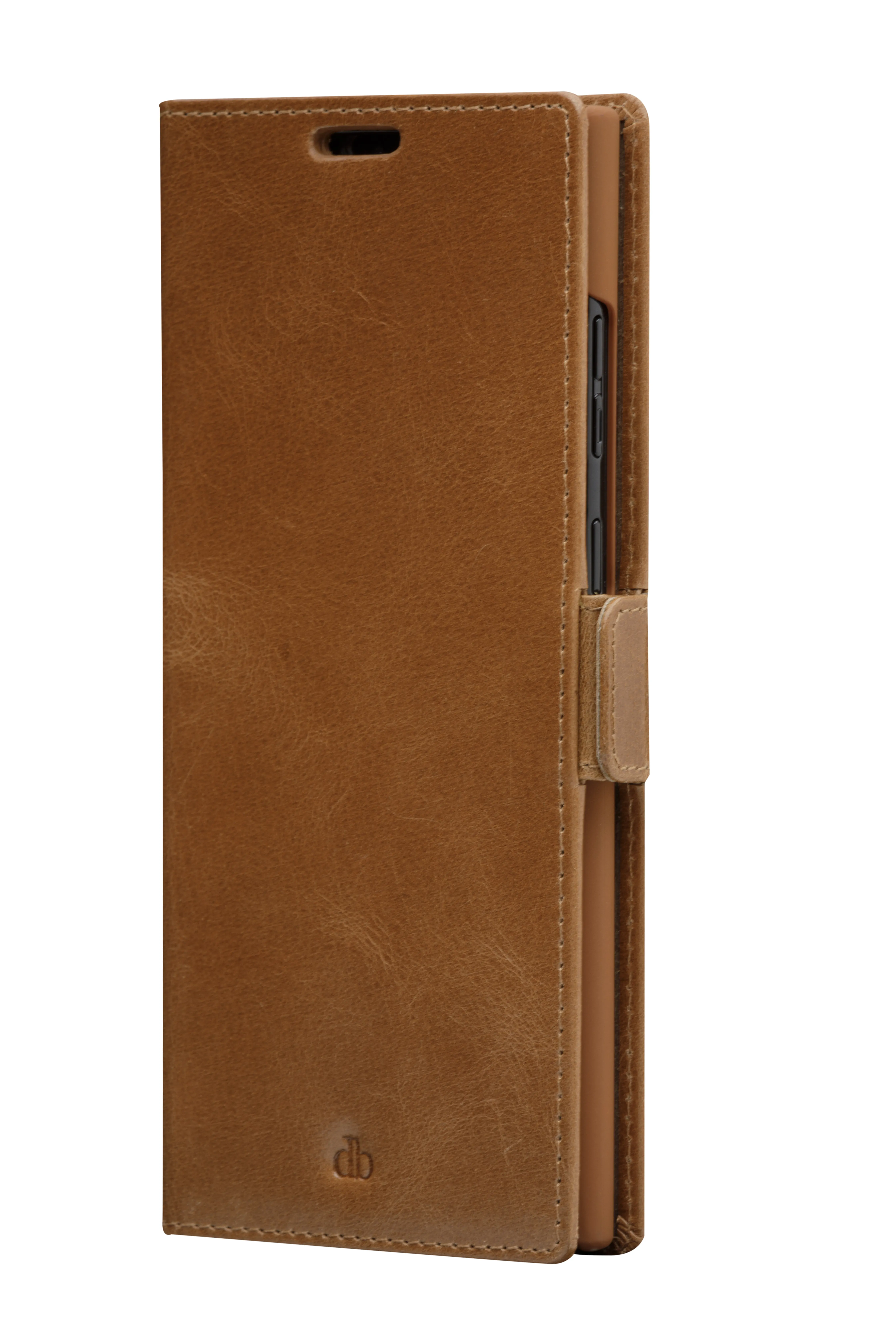 Dbramante1928 Copenhagen Slim, Galaxy S22 Ultra -lompakkokotelo, Ruskea