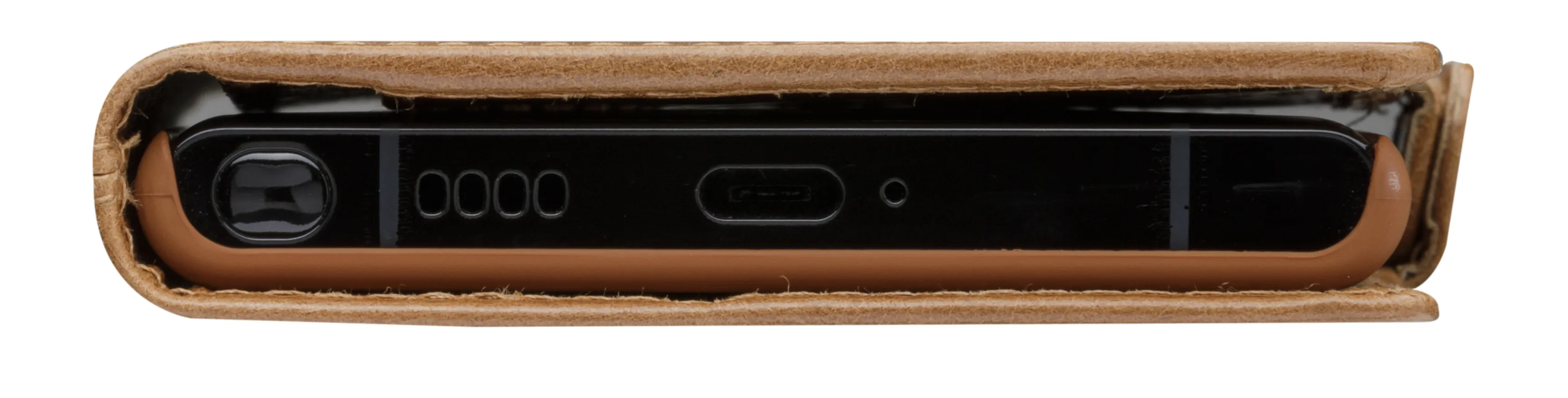 Dbramante1928 Copenhagen Slim, Galaxy S22 Ultra -lompakkokotelo, Ruskea