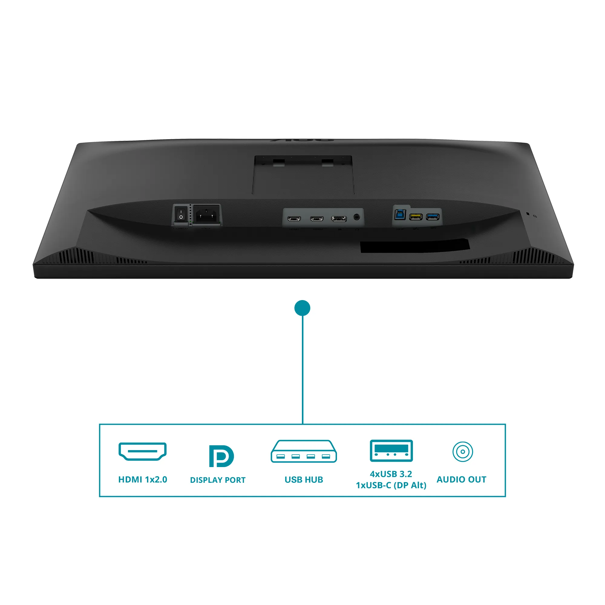 AOC CU34V5C/BK/23 34&quot; UWQHD, USB-C, VA - curved monitor