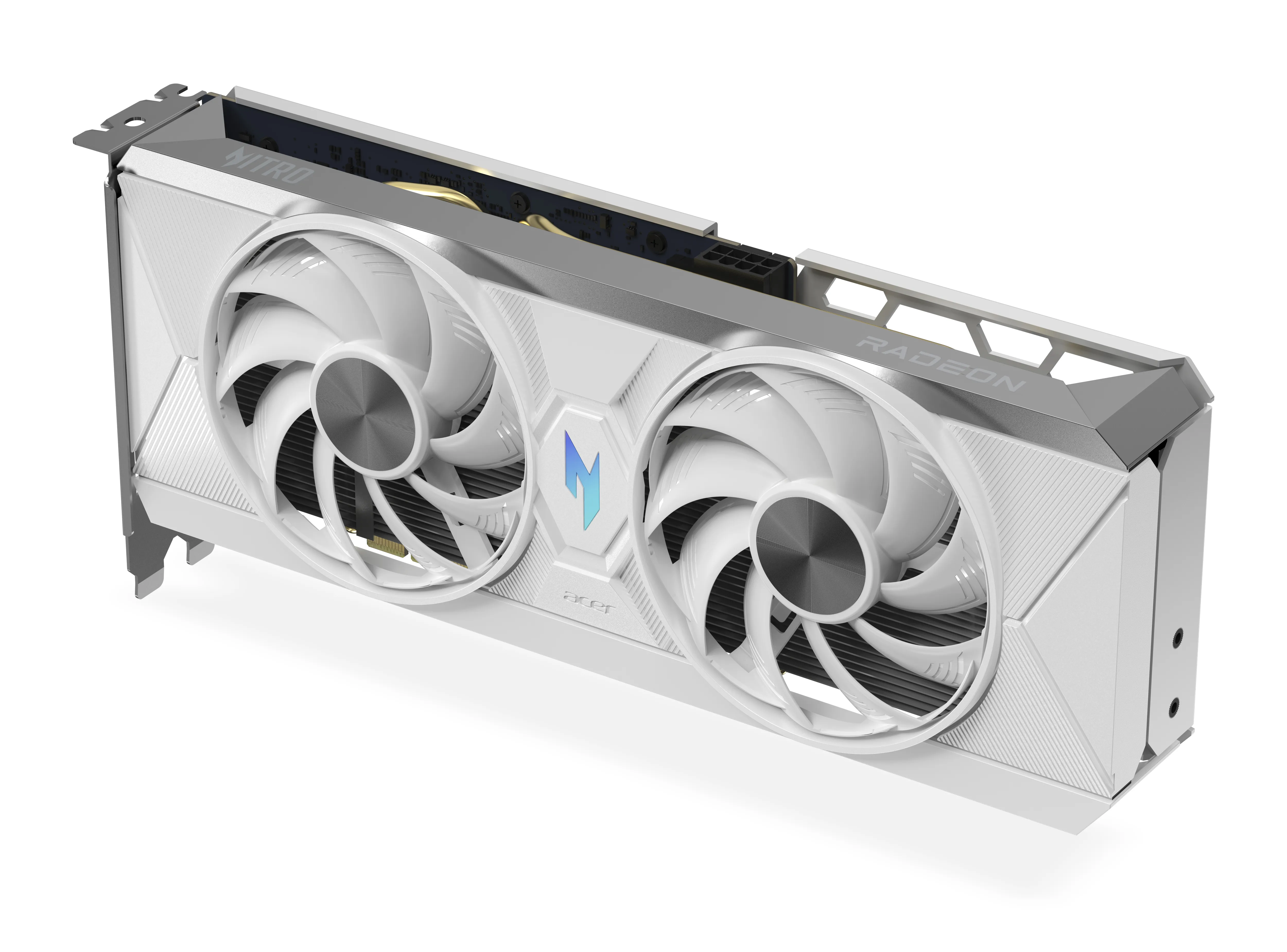 Acer Radeon RX 9060 XT Nitro White 8 GB OC grafikkort