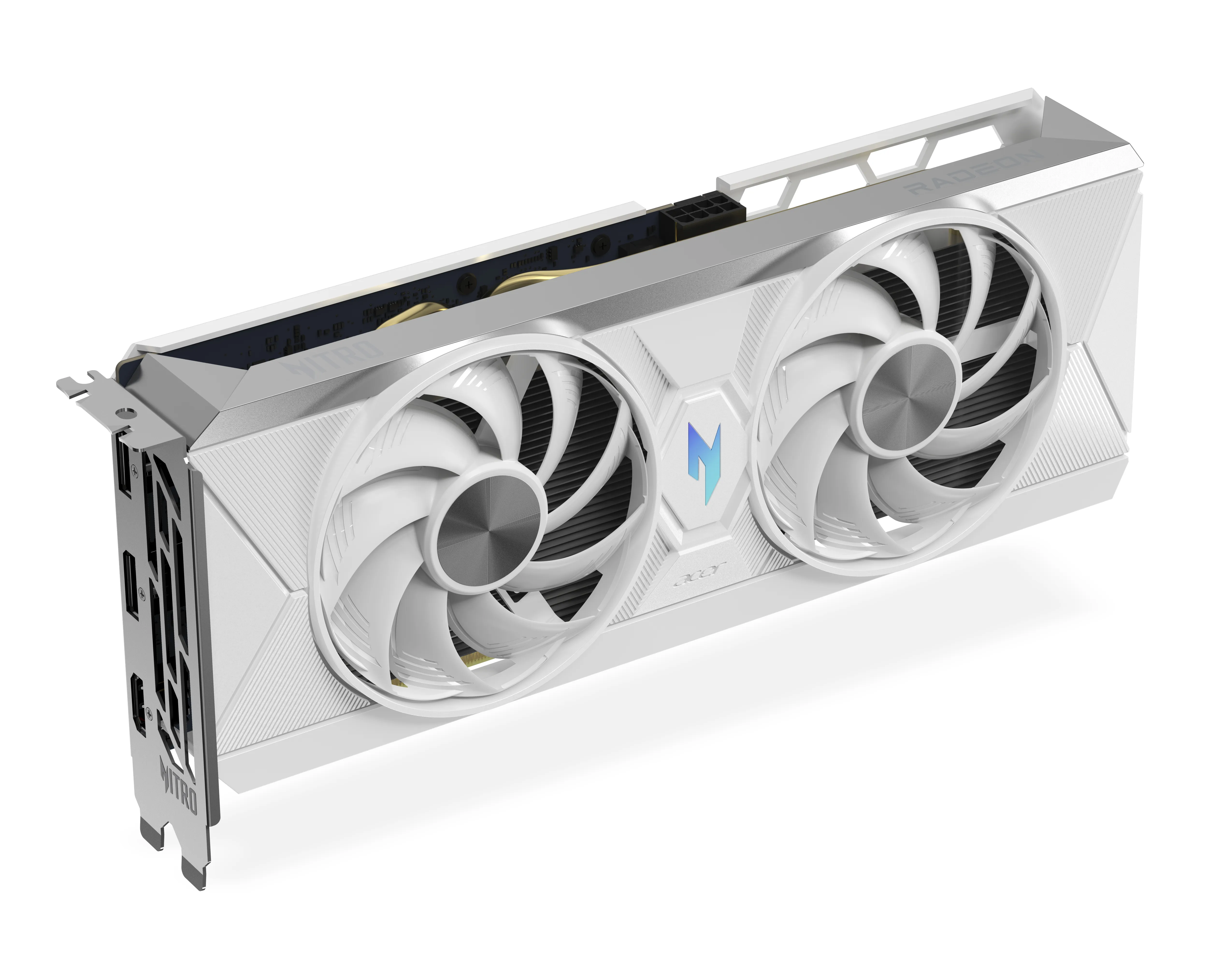 Acer Radeon RX 9060 XT Nitro White 8 GB OC grafikkort