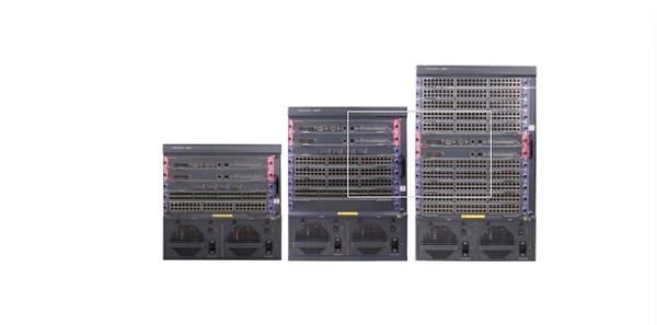 HPE FlexNetwork 7503 - Kytkin - L3 - Hallinnoitu - 16 x 1 Gigabit / 10 Gigabit SFP+ + 2 x 40 Gigabit QSFP+ - r&auml;kkiin asennettava