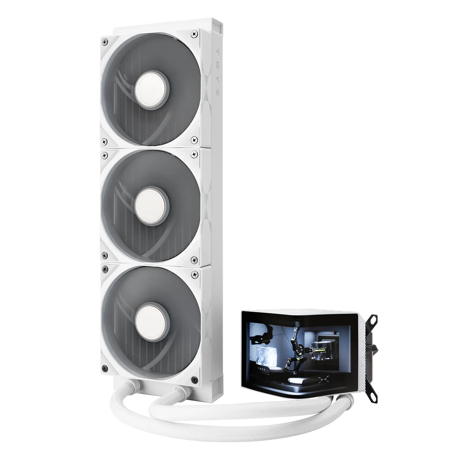 Tryx Panorama 360mm AIO - liquid cooler, white