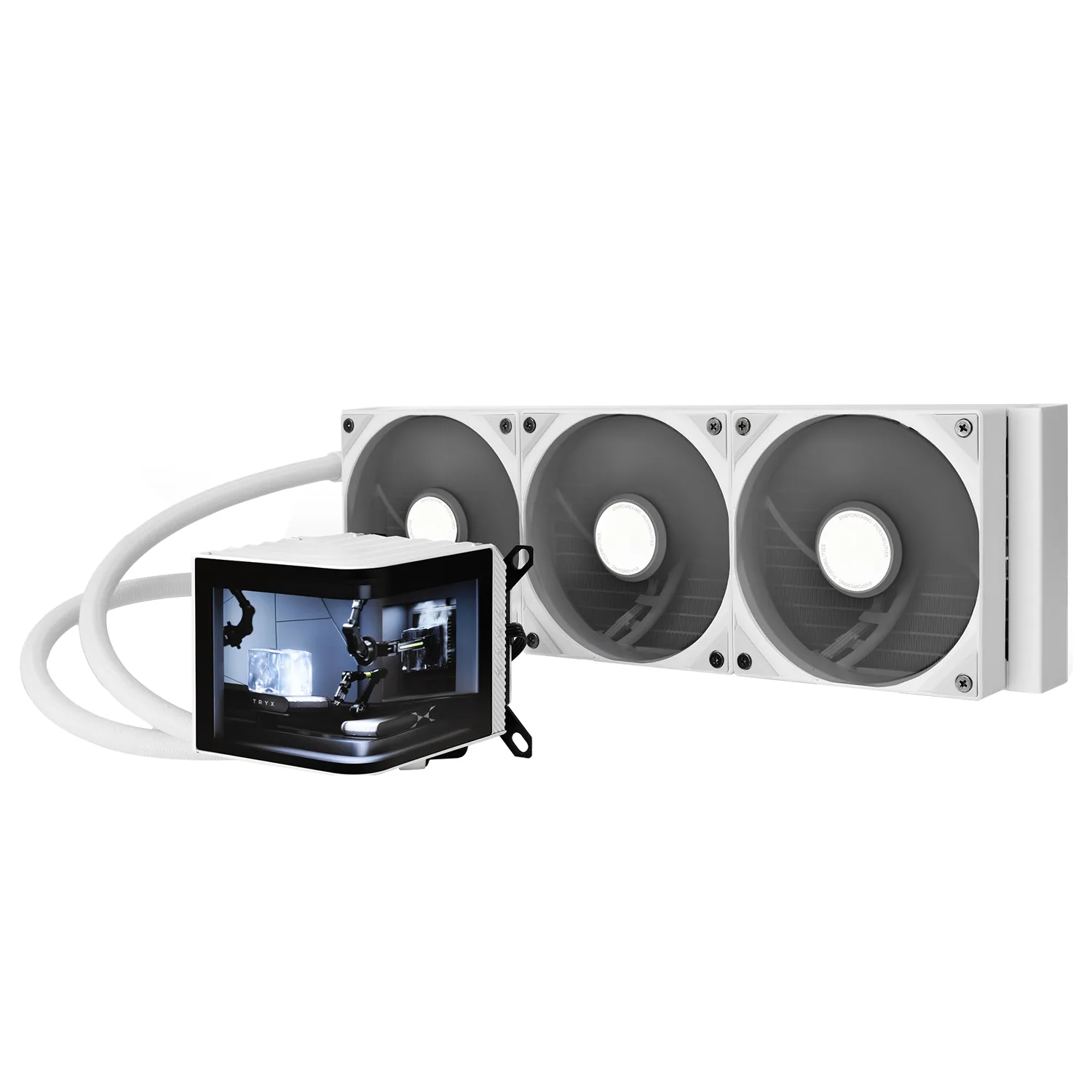 Tryx Panorama 360mm AIO - liquid cooler, white
