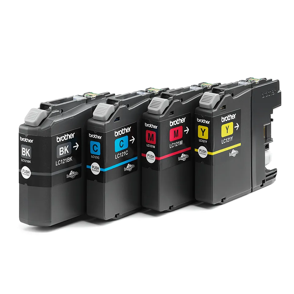 Brother  LC121VALBP - ink cartridge, Black, Cyan, Magenta, Yellow