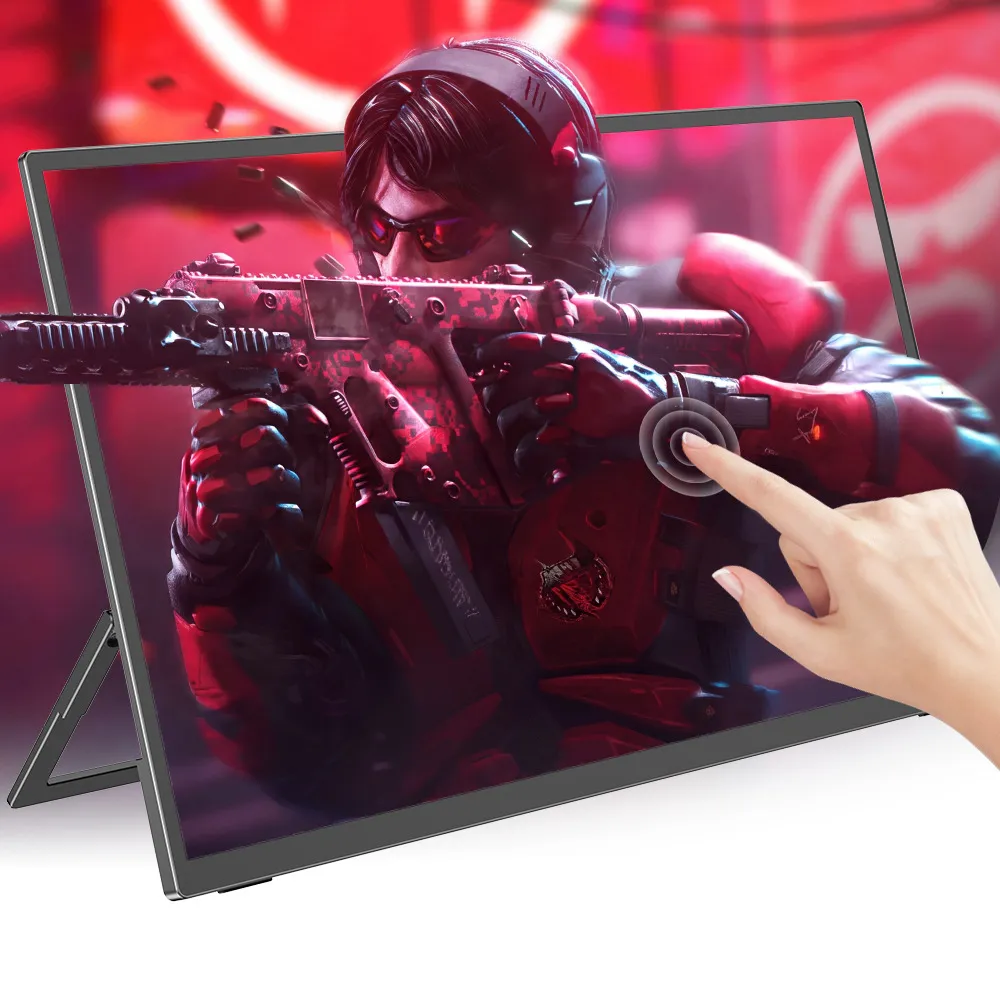 UPERFECT USteam E6 Pro 18.5" Full HD, IPS portabel gamingsk&auml;rm med 120 Hz och peksk&auml;rm