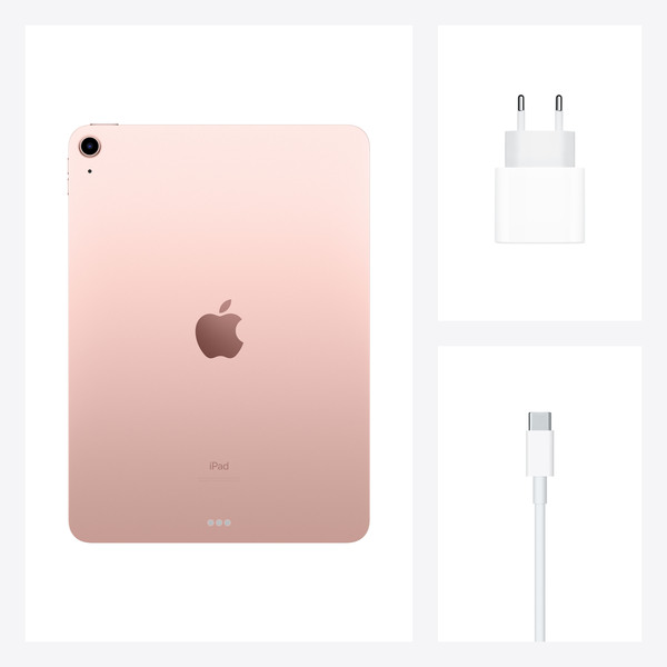 Apple iPad Air 10,9&quot; 256 Gt Wi-Fi, Ruusukulta (2020)