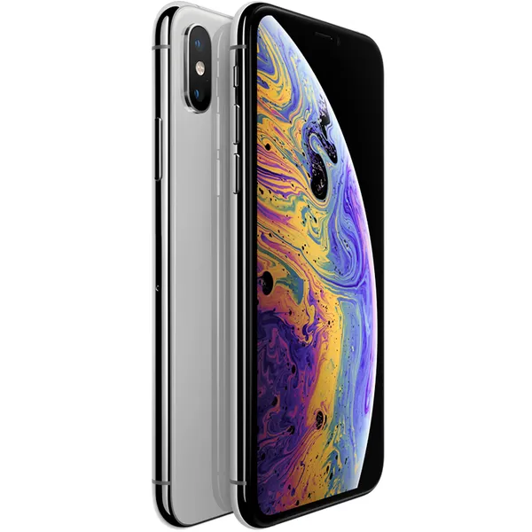 Renoverad iPhone XS 64 GB - mobiltelefon, Silver (Mycket bra skick)