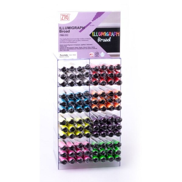 ZIG Illumigraph PMA-510/DP8, 6mm - fluorescent chalk marker