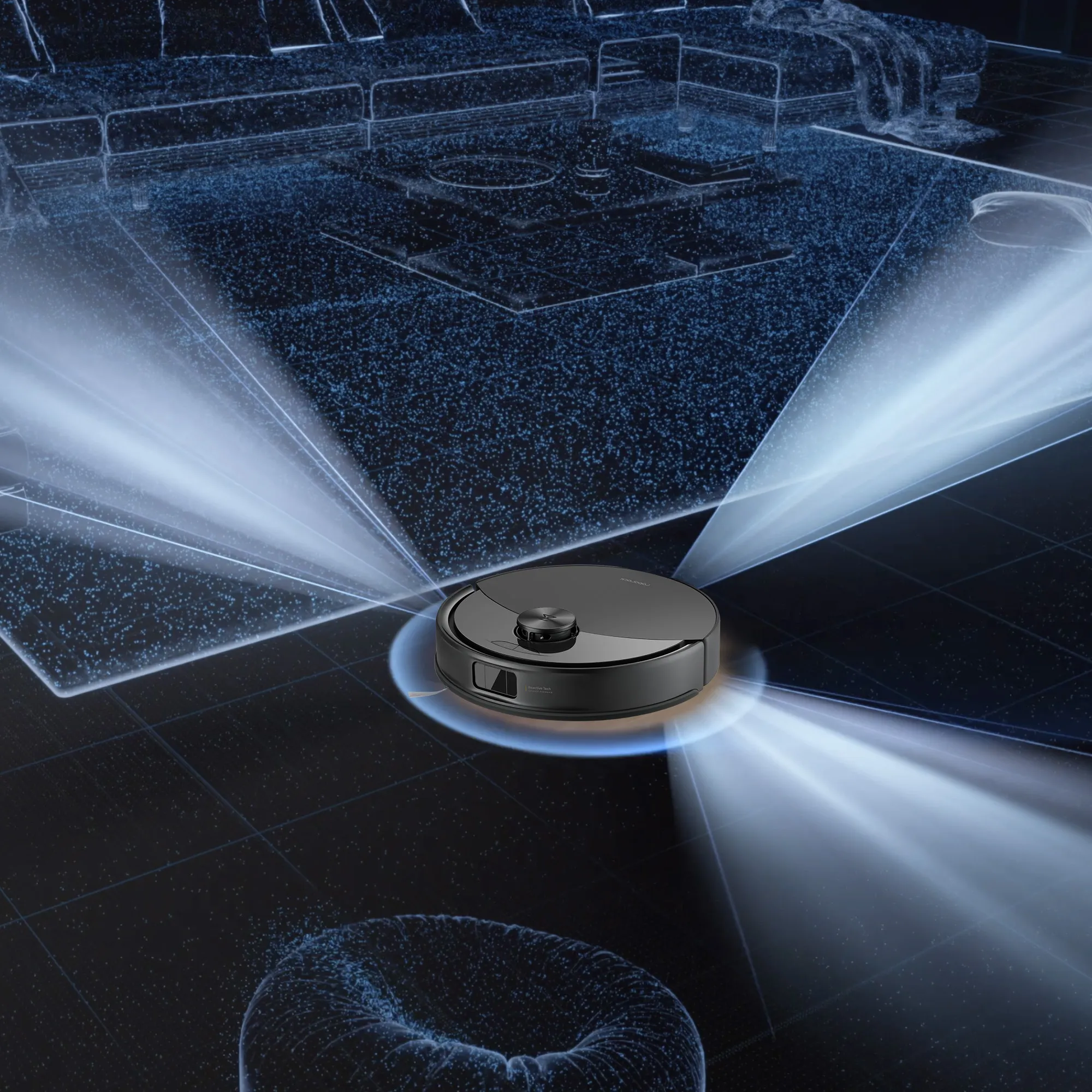 Roborock Q10 VF - robotdammsugare, Svart