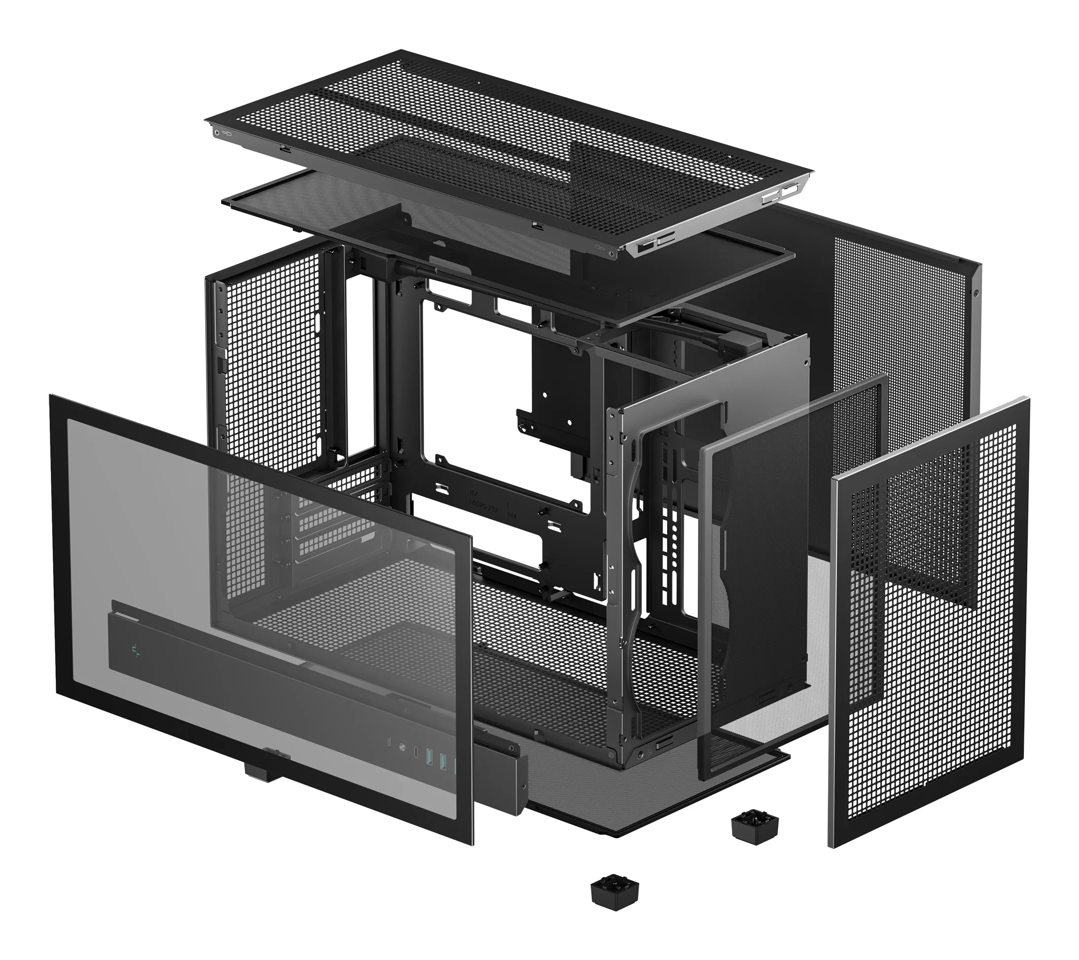 Deepcool CH260 - MicroTower case, Black