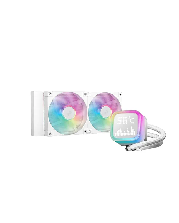 DeepCool LP240 - liquid cooler, White