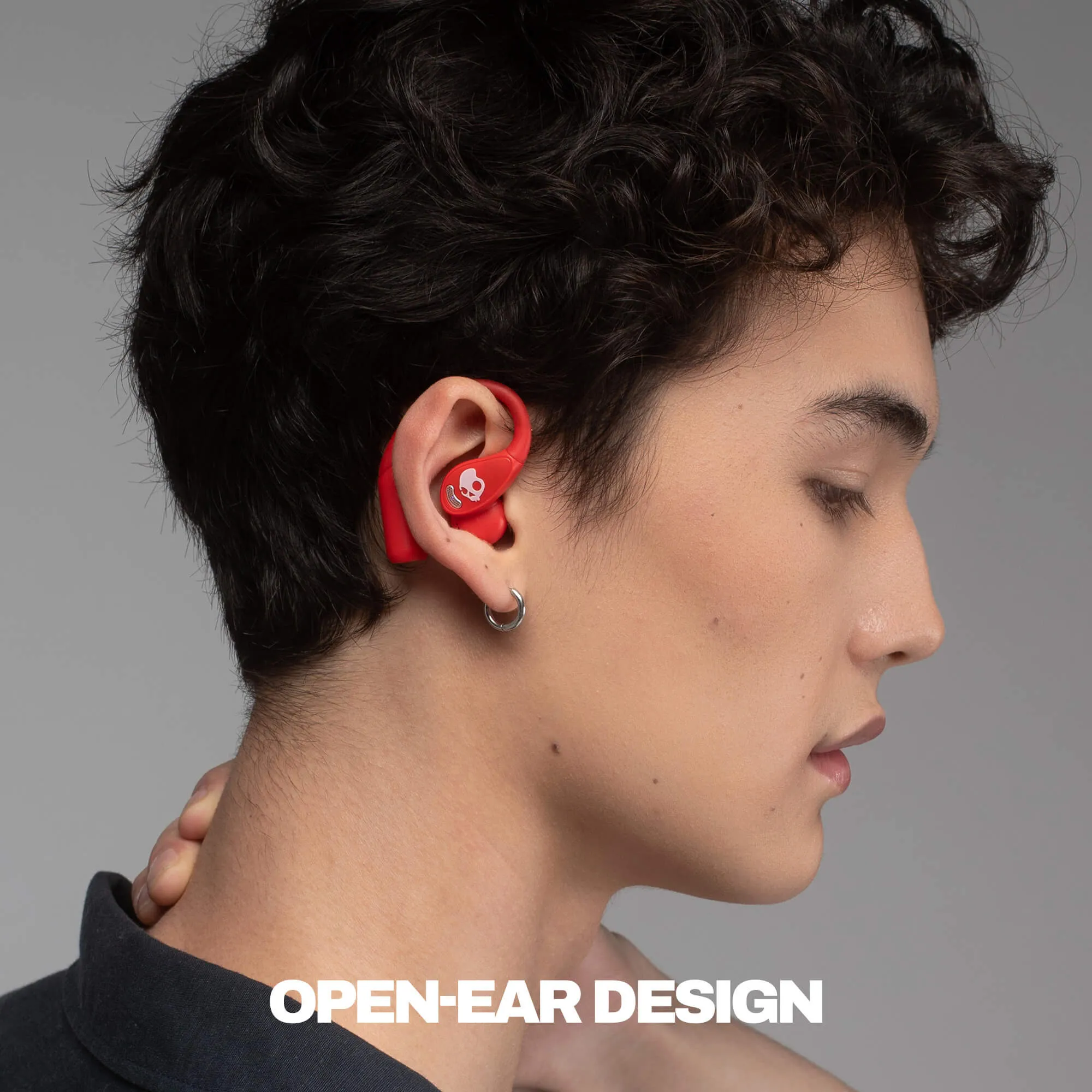 Skullcandy Push 540 Open -langattomat nappikuulokkeet, punainen