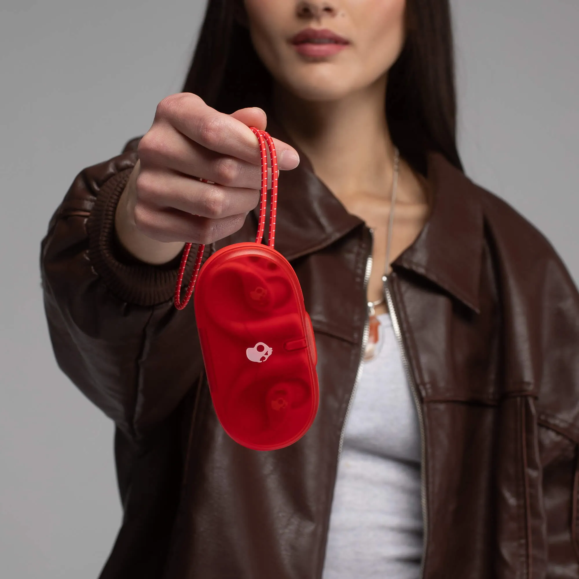 Skullcandy Push 540 Open -langattomat nappikuulokkeet, punainen