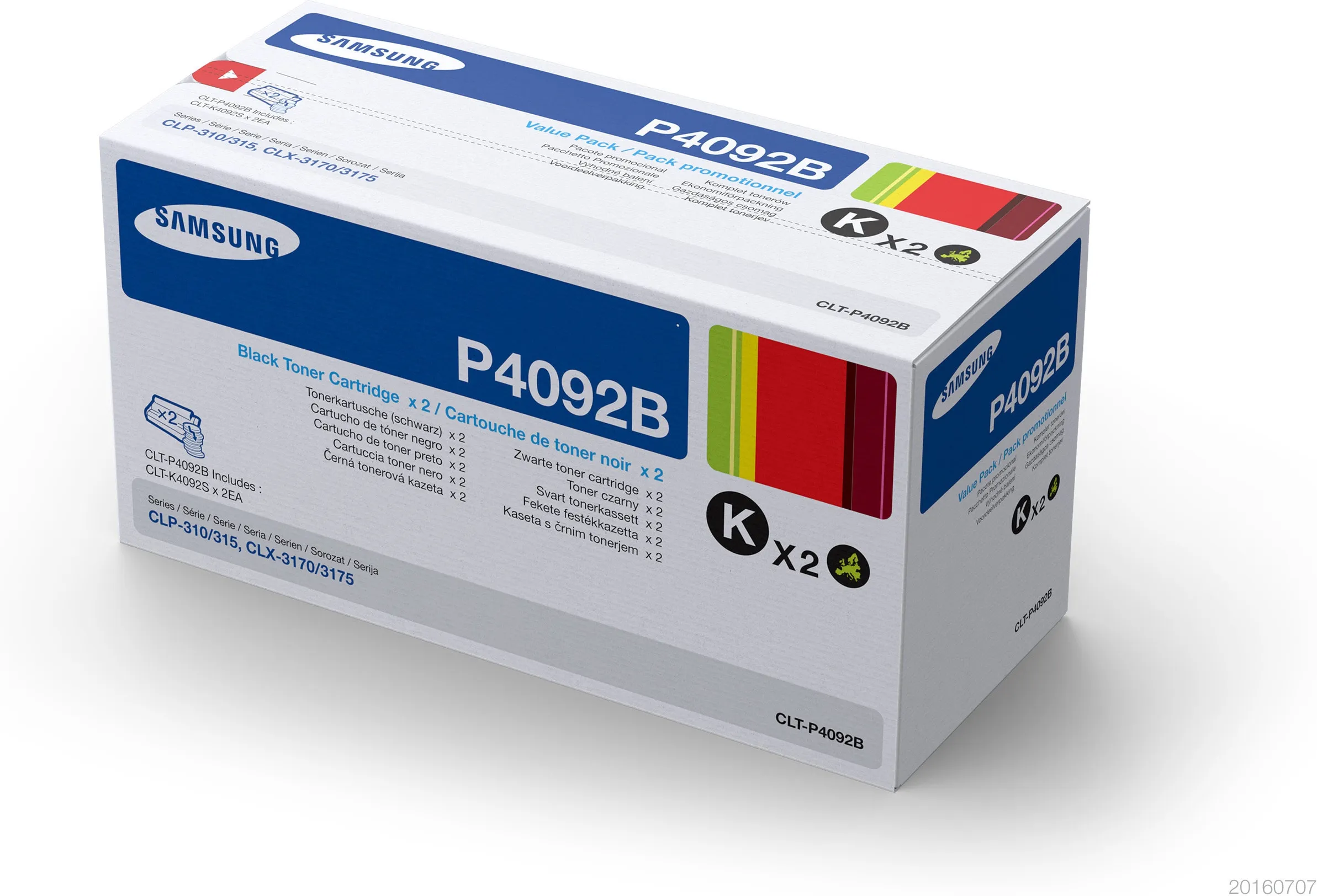CLP-310/315/CLX-3170/3175 toner black 1.5K (twin pack)