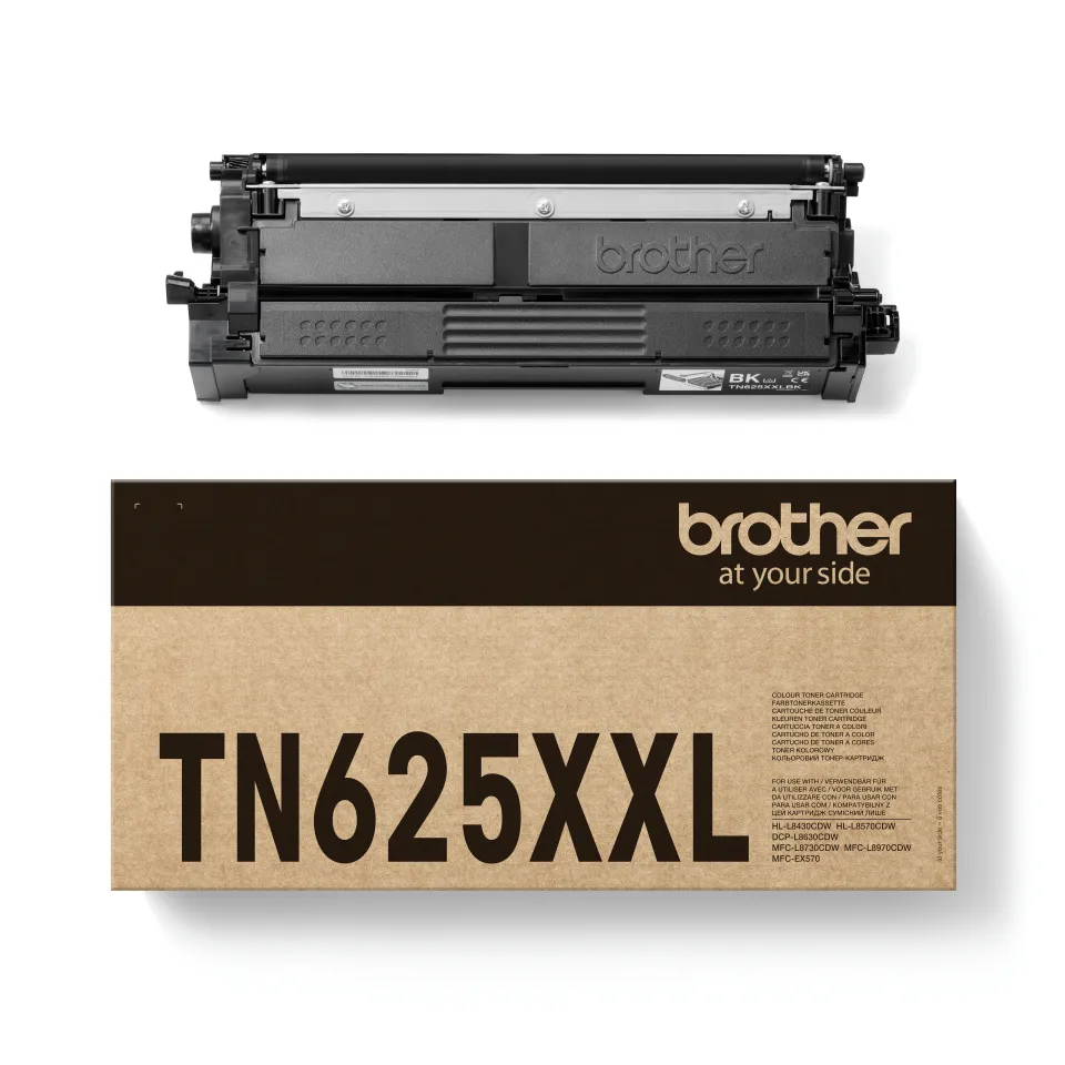 Brother TN625XXLBK -laservärikasetti, musta