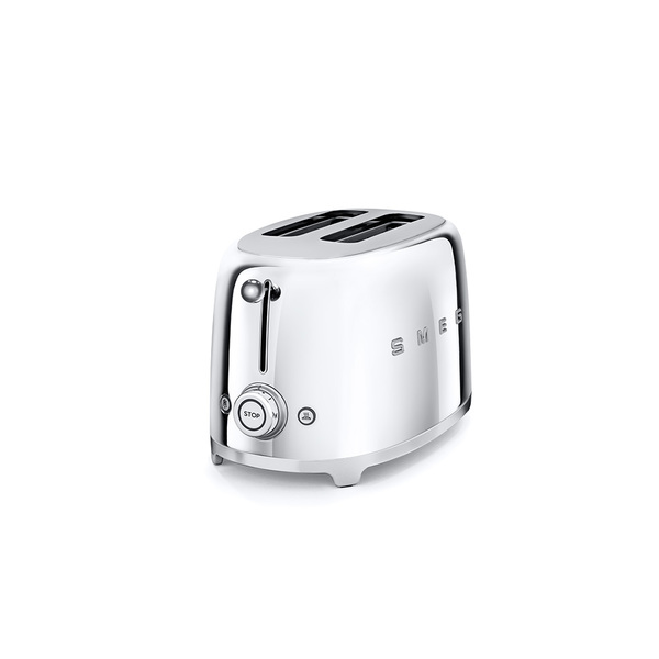 Smeg TSF01SSEU - toaster, 2 slots, Polished Steel