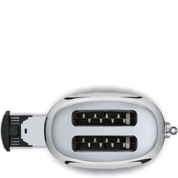 Smeg TSF01SSEU - toaster, 2 slots, Polished Steel