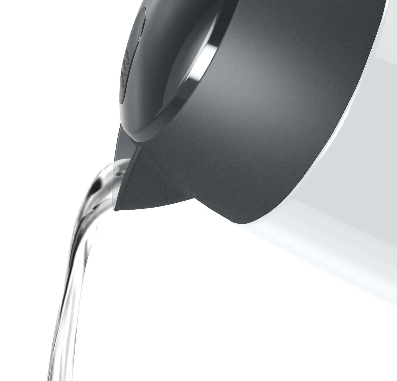 Bosch DesignLine TWK3P421 - electric kettle,&nbsp;white/black, 1.7L