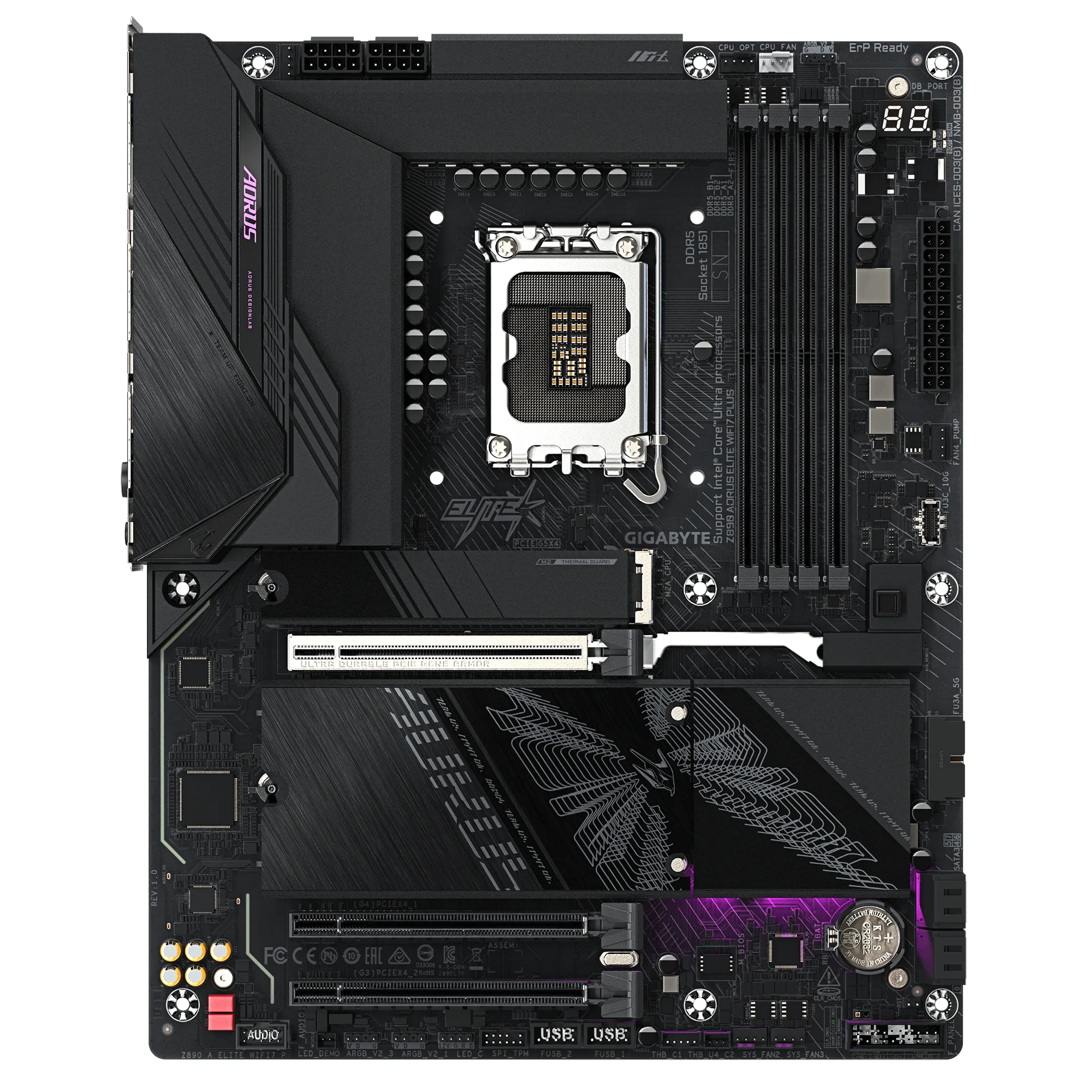 Gigabyte Z890 A ELITE WIFI7 P LGA 1851 ATX -emolevy
