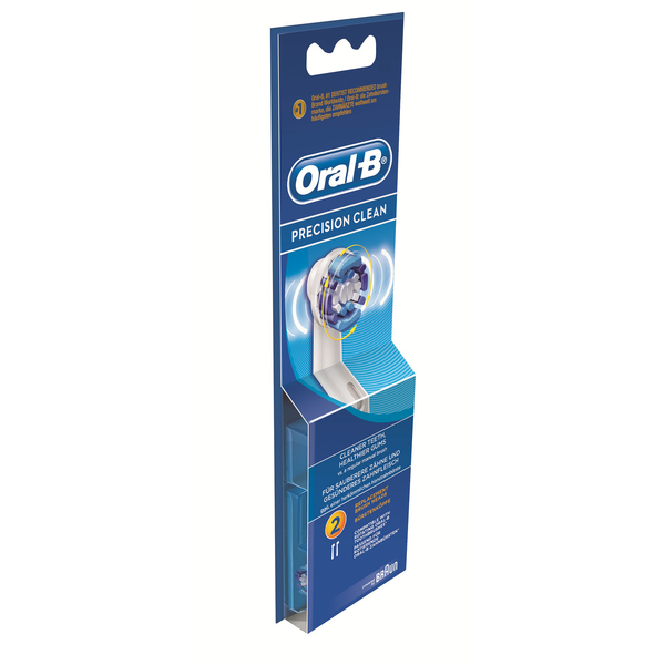 BRAUN VAIHTOHARJA ORAL-B -EB20 2 PrecisionClean 2, paketissa 2 vaihtoharjaa (EB 17)