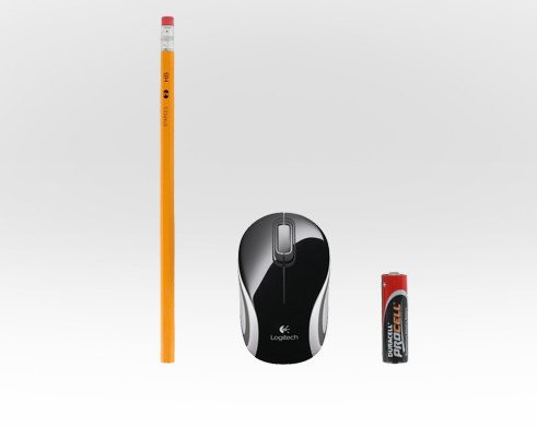 Logitech M187 Mini Mouse, red