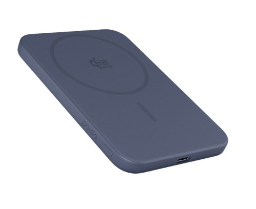 Epico UltraPack Qi2 25W Slim 5000mAh Alu Mag+ Wireless Power Bank EM55 | Deep Blue | MagSafe Compatible