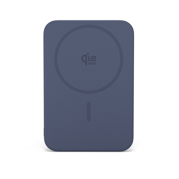 Epico UltraPack Qi2 25W Slim 5000mAh Alu Mag+ Wireless Power Bank EM55 | Deep Blue | MagSafe Compatible