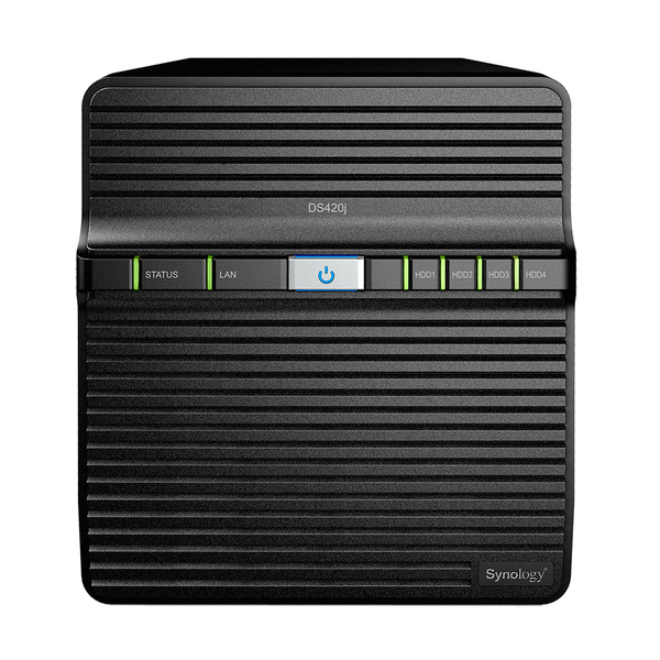 Synology DiskStation DS420J, 4x h&aring;rdiskplatser - NAS-server