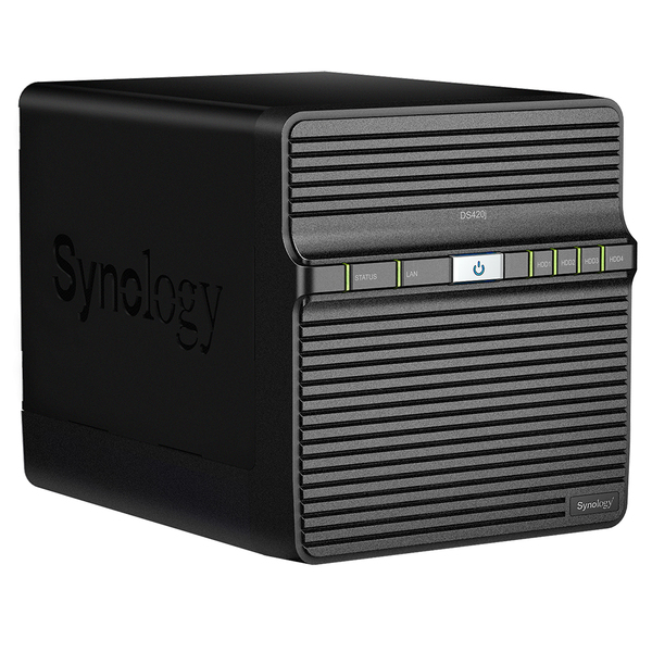 Synology DiskStation DS420J, 4x h&aring;rdiskplatser - NAS-server