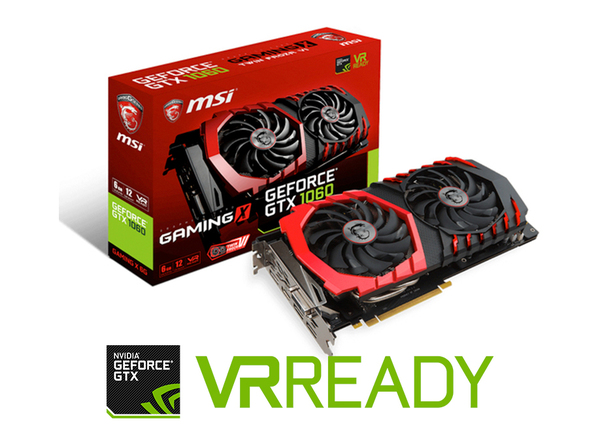 MSI GeForce GTX 1060 Gaming X 6GB - grafikkort