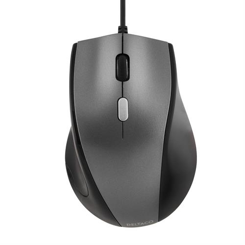 Deltaco MS-773 - mouse, Light Grey