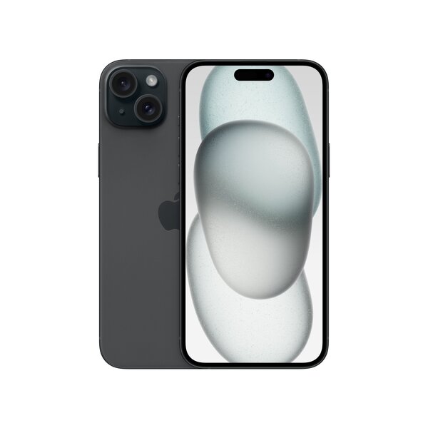 Kunnostettu iPhone 15 Plus 128 Gt, musta (Erinomainen kunto)