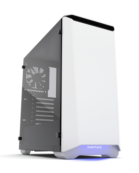 Phanteks Eclipse P400 Mid Tower Case. Tempered Glass. Glacier White