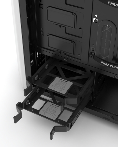 Phanteks Eclipse P400 Mid Tower Case. Tempered Glass. Glacier White