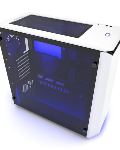 Phanteks Eclipse P400 Mid Tower Case. Tempered Glass. Glacier White