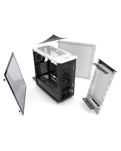 Phanteks Eclipse P400 Mid Tower Case. Tempered Glass. Glacier White