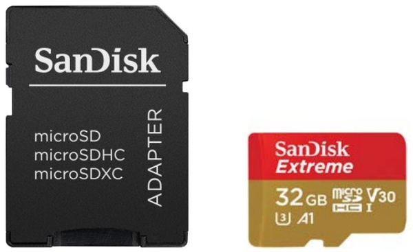 SanDisk Extreme 32 Gt MicroSDHC -muistikortti, 100 MB/s