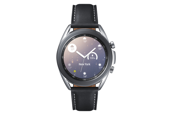 Samsung Galaxy Watch 3 41 mm LTE - tr&auml;ningsklocka, Mystic Silver