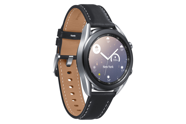 Samsung Galaxy Watch 3 41 mm LTE - tr&auml;ningsklocka, Mystic Silver