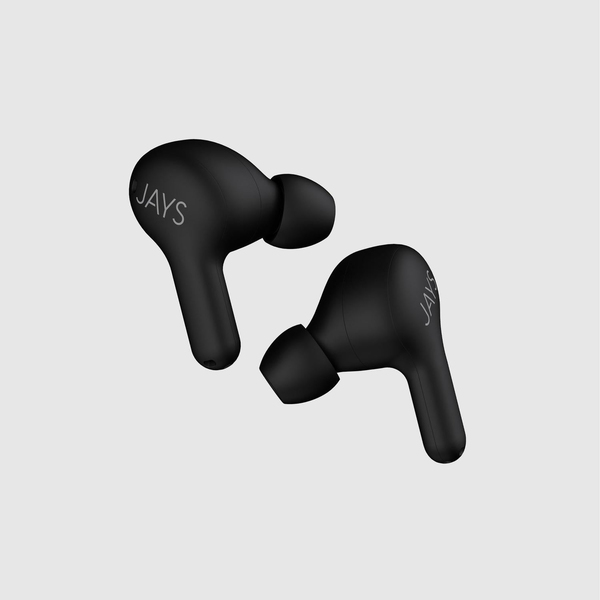 JAYS Kuuloke t-Seven TWS Tr&aring;dl&ouml;s In-Ear Svart ANC
