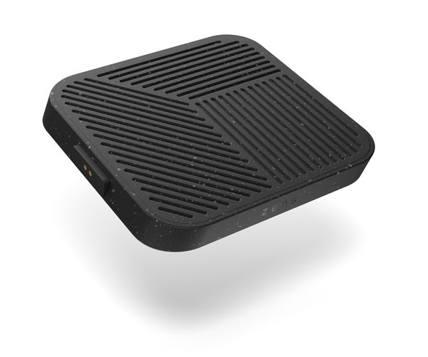 ZENS Modular Single Charger QI 15W Black inkl 220V-charger