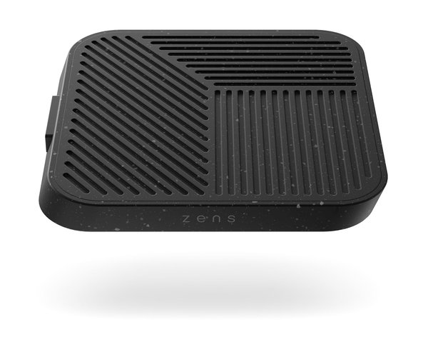 ZENS Modular Single Charger QI 15W Black inkl 220V-charger