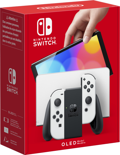 Nintendo Switch OLED - game console, white