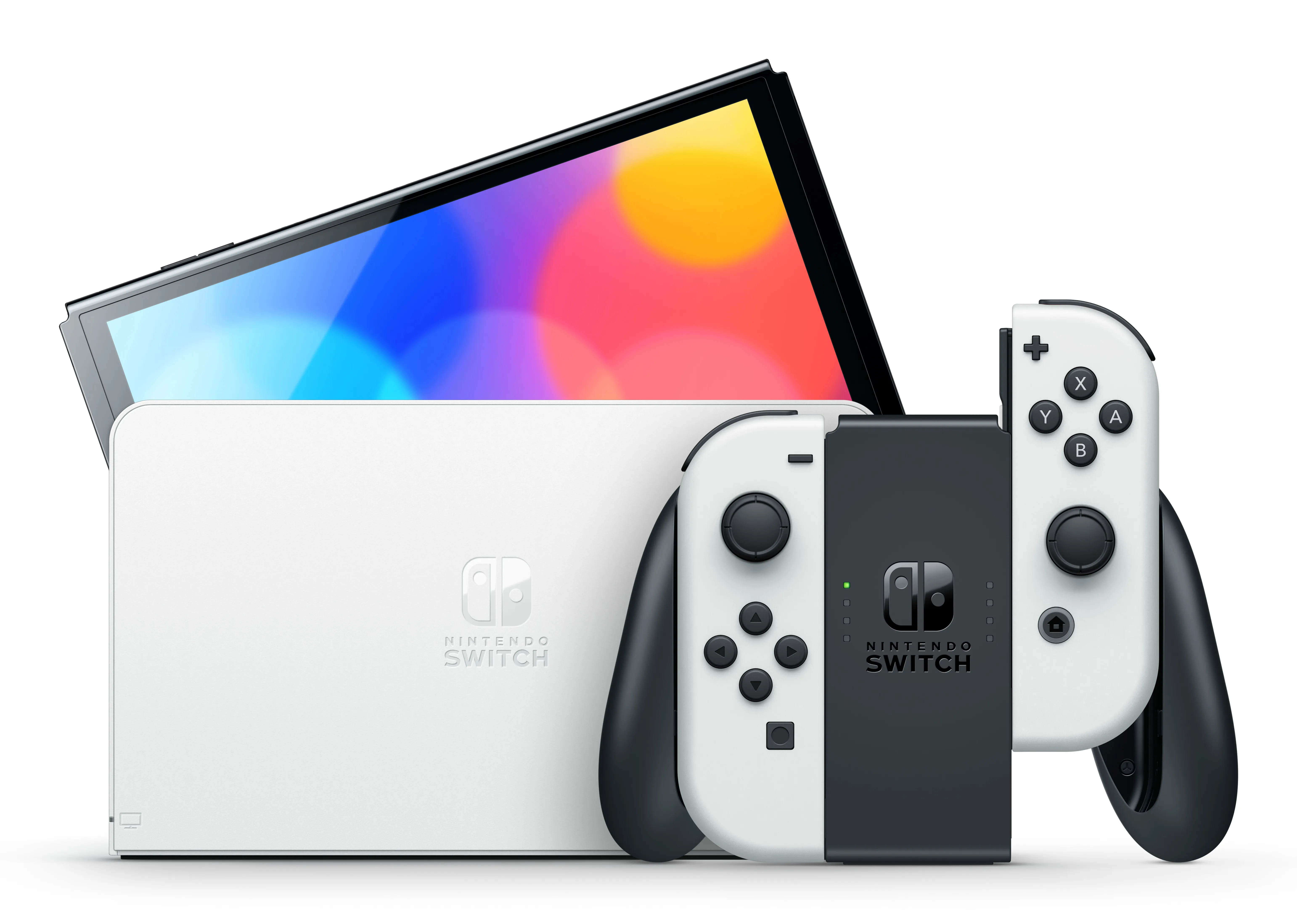 Nintendo Switch OLED - game console, white