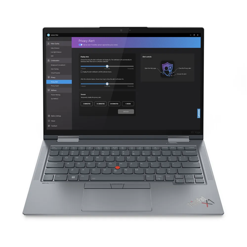 Lenovo ThinkPad X1 Yoga Gen 8 14" i5-1335U, 16 Gt, 256 Gt, Win 11 Pro -kannettava, harmaa