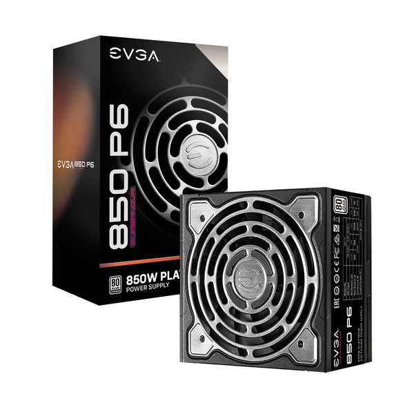 EVGA Supernova 850 P6 850W -virtal&auml;hde, 80 Plus Platinum