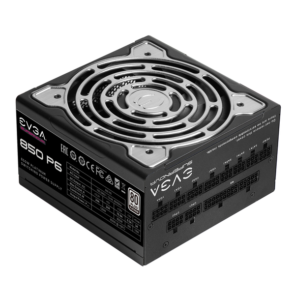 EVGA Supernova 850 P6 850W -virtal&auml;hde, 80 Plus Platinum