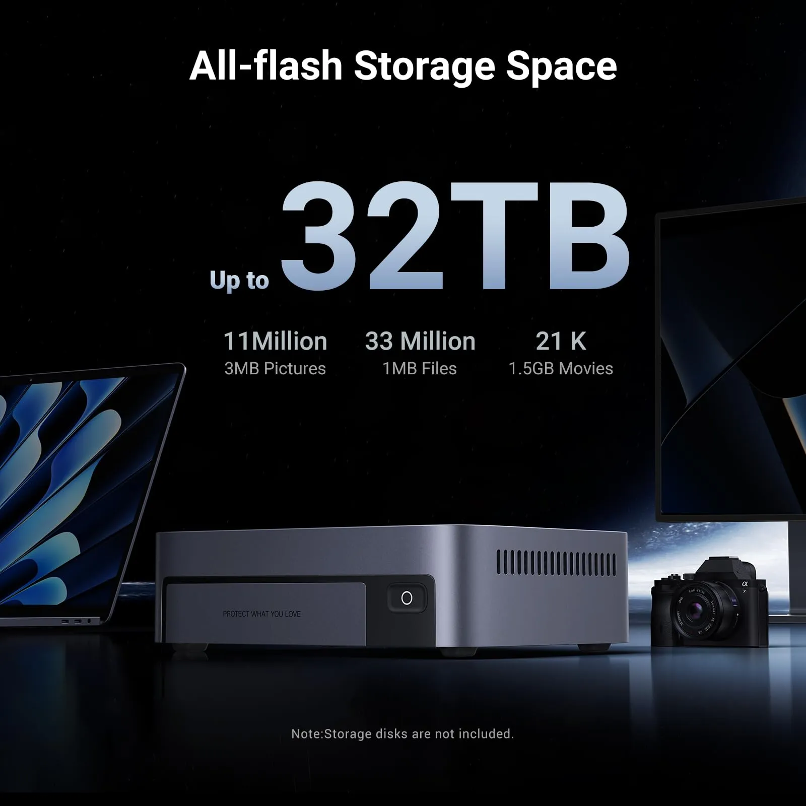 UGREEN NASync DXP480T Plus - All-Flash NAS, Grey