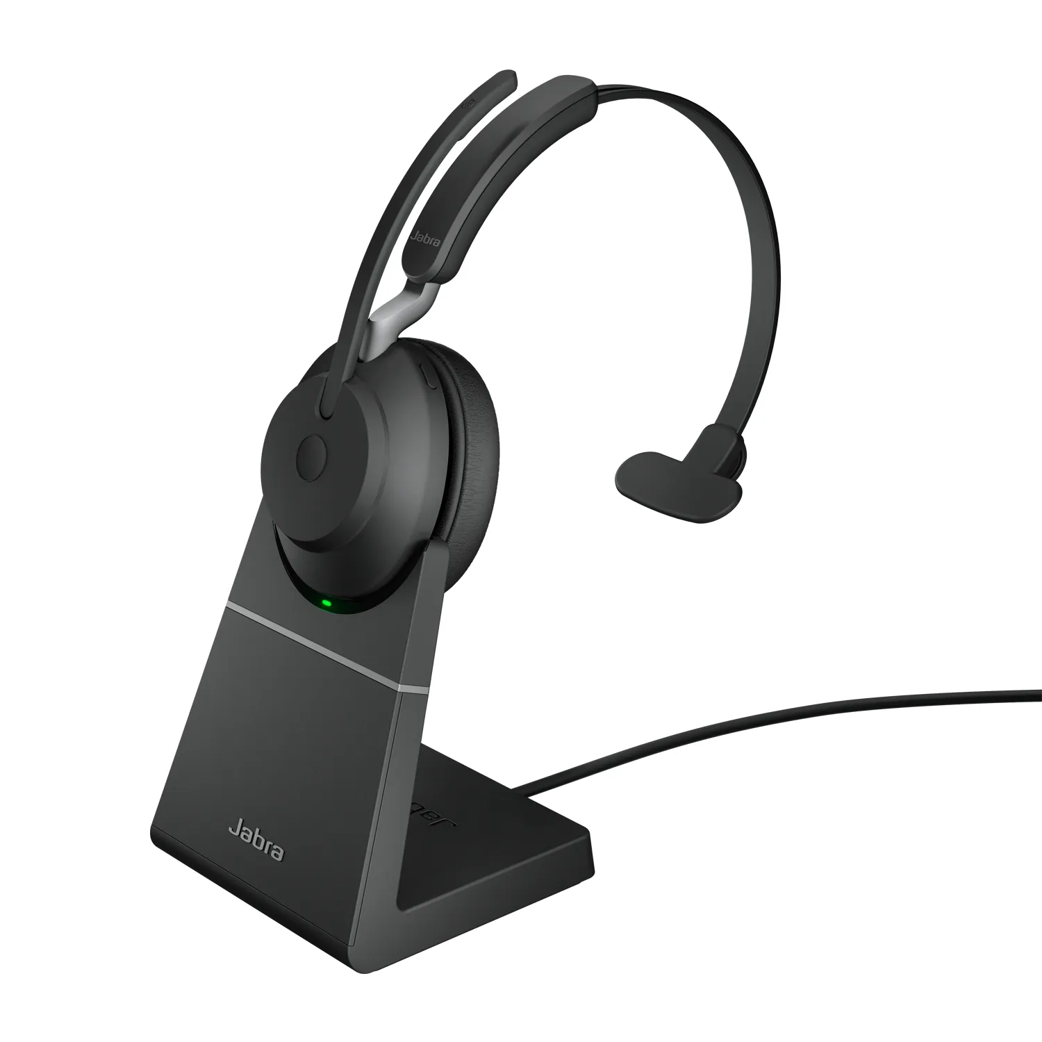 Jabra Evolve2 65 UC -langaton monokuuloke + Latausteline, musta